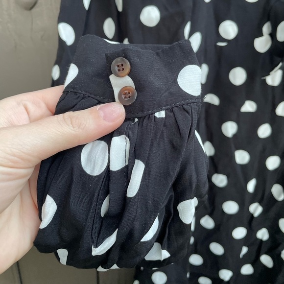 New Faithfull the Brand Isobel Sweetheart Long Sleeve Mini Dress - Picture 10 of 12